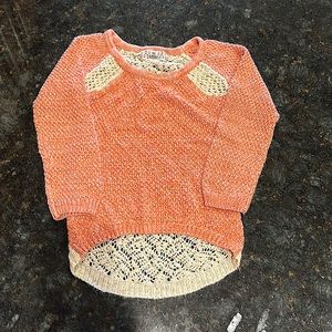 Pink Republic, 7/8 small, coral/salmon & cream